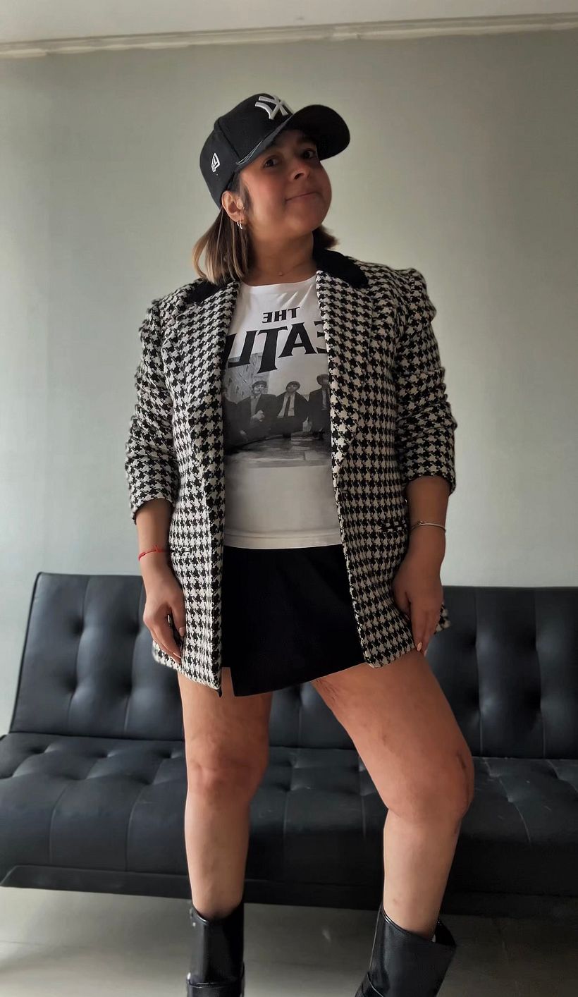 Mi statement piece el blazer junto con jockey 
