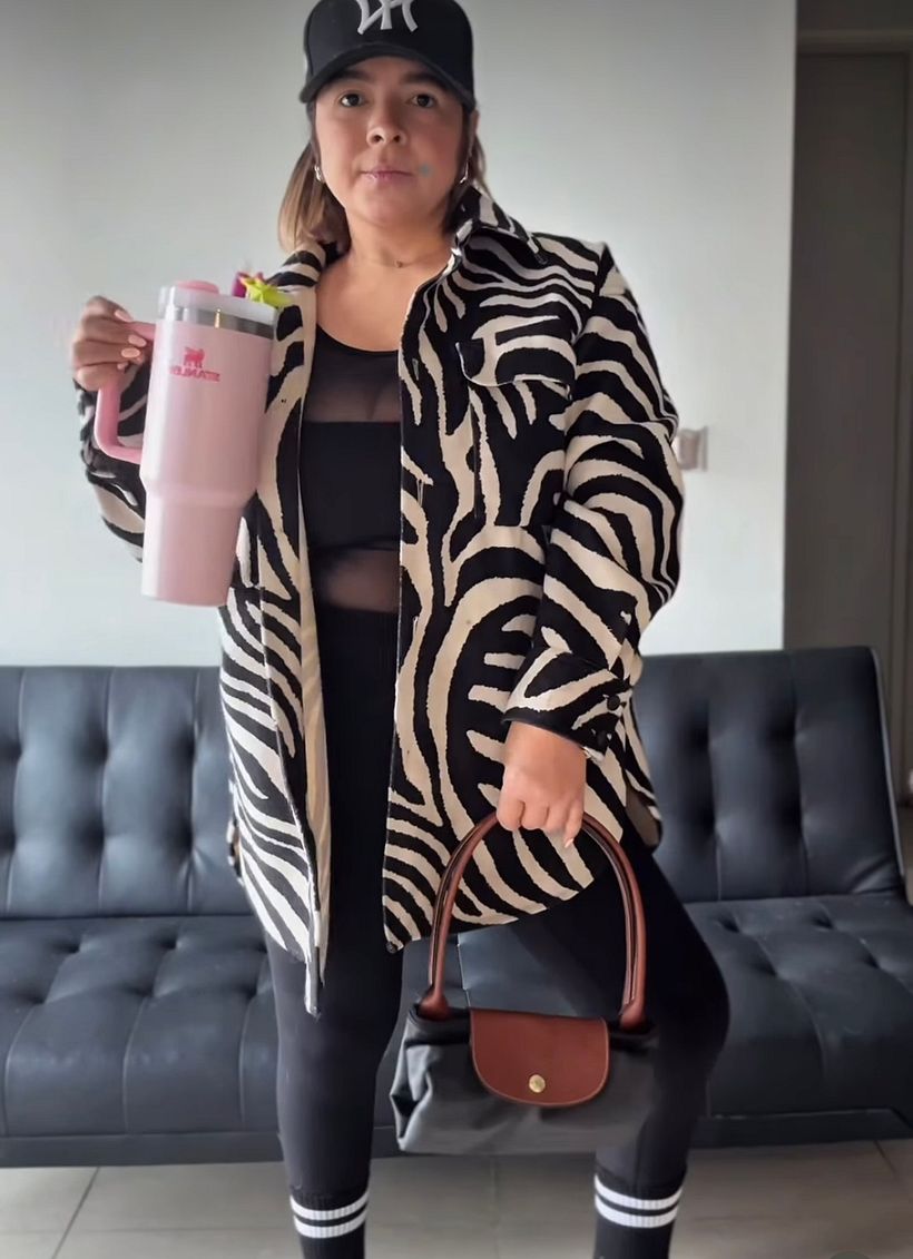 Básico+statement piece totalmente la chaqueta 