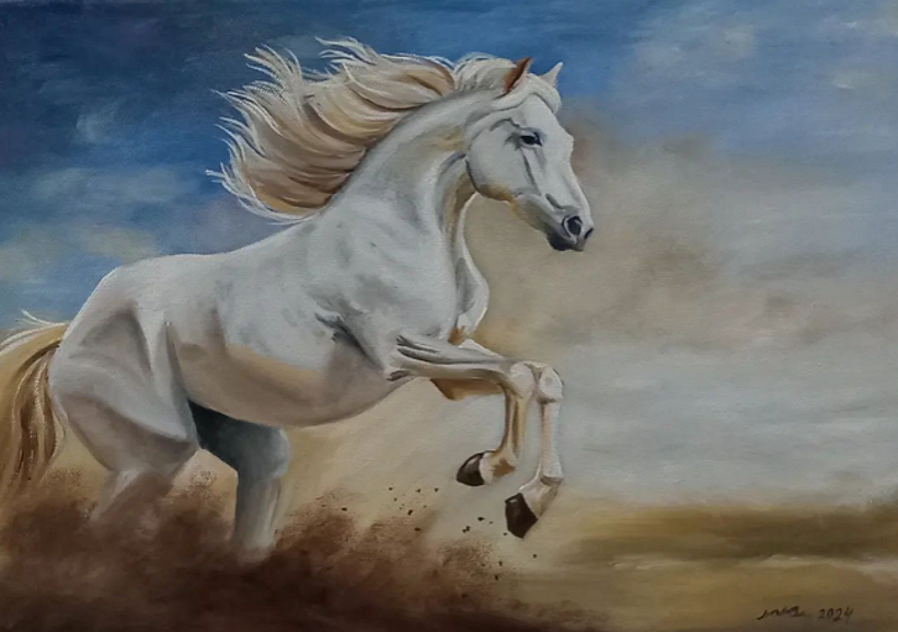 Serie de pinturas - Caballos 1
