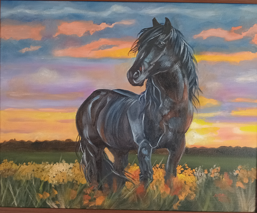 Serie de pinturas - Caballos 1