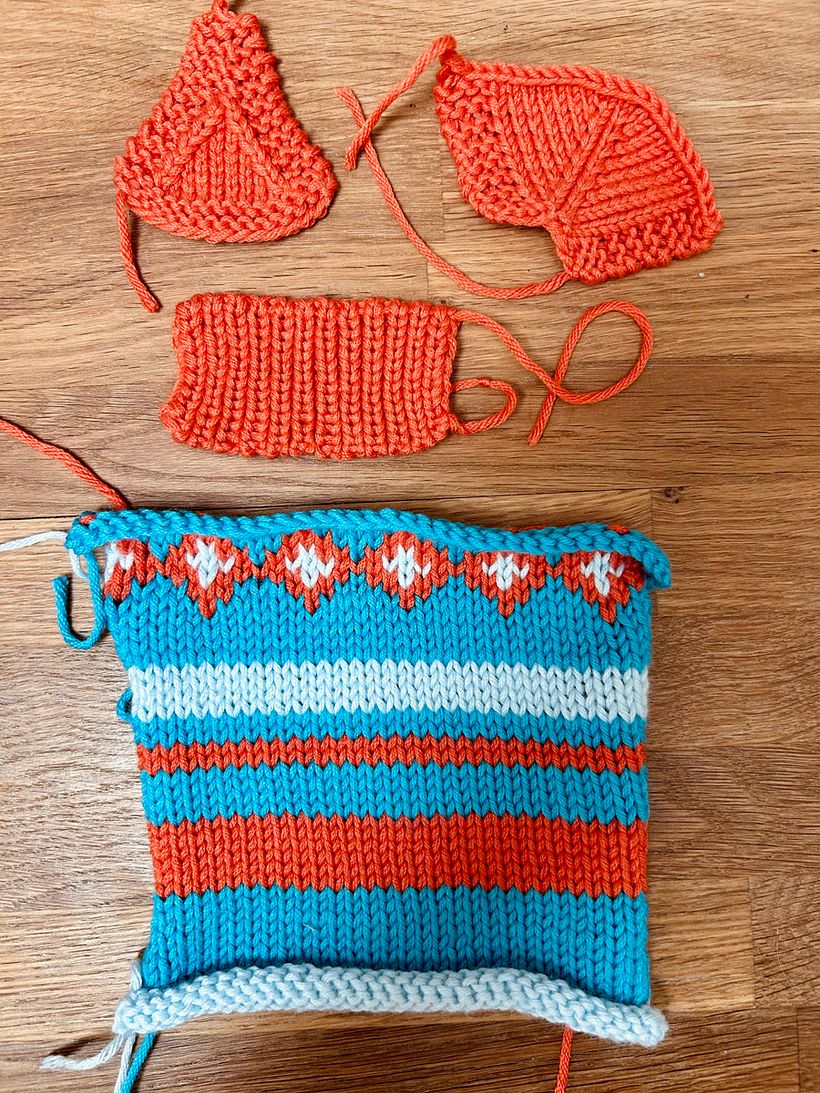 Mi Proyecto del curso: Tejido de prendas infantiles con raglán top down 1