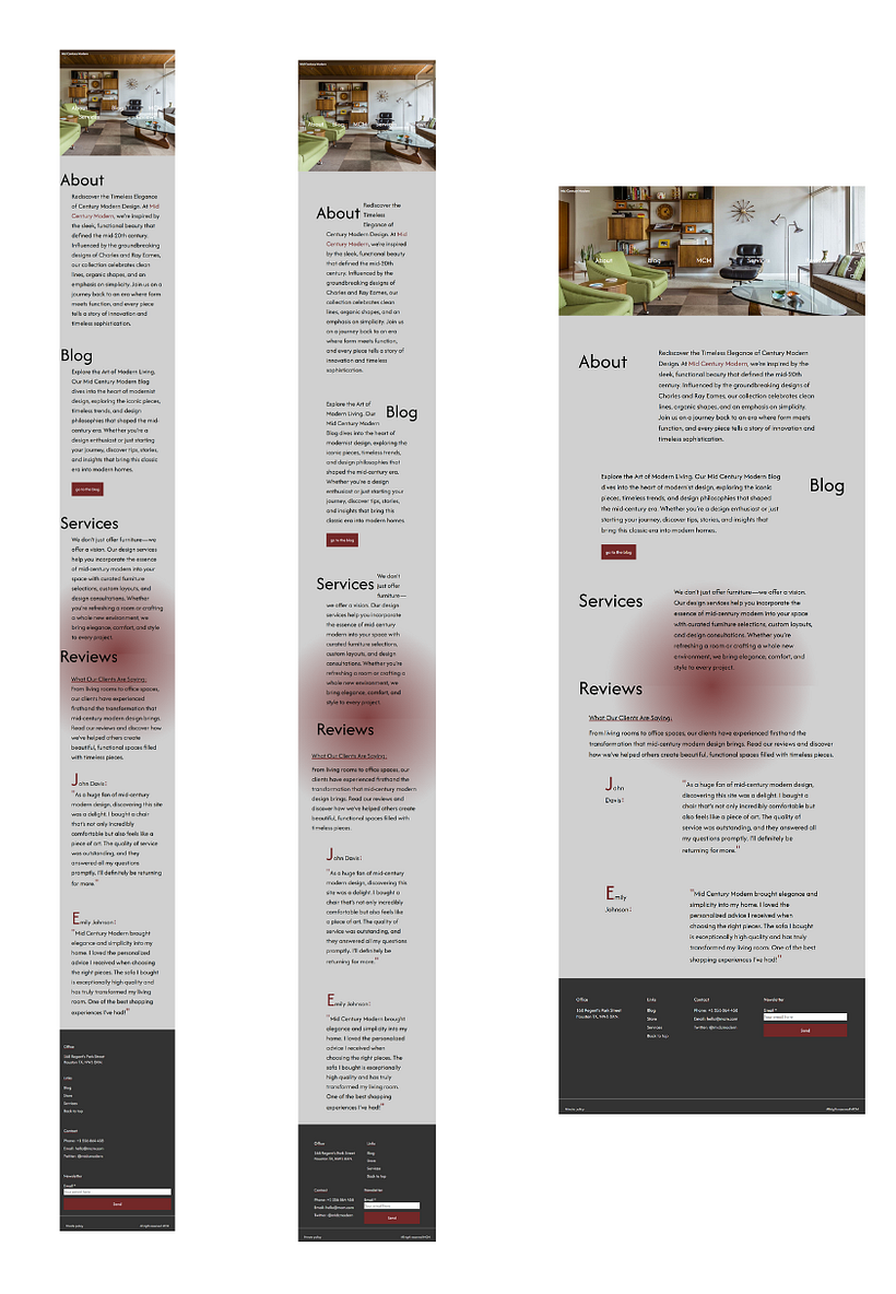 Mid Century Modern - Landing Page 1