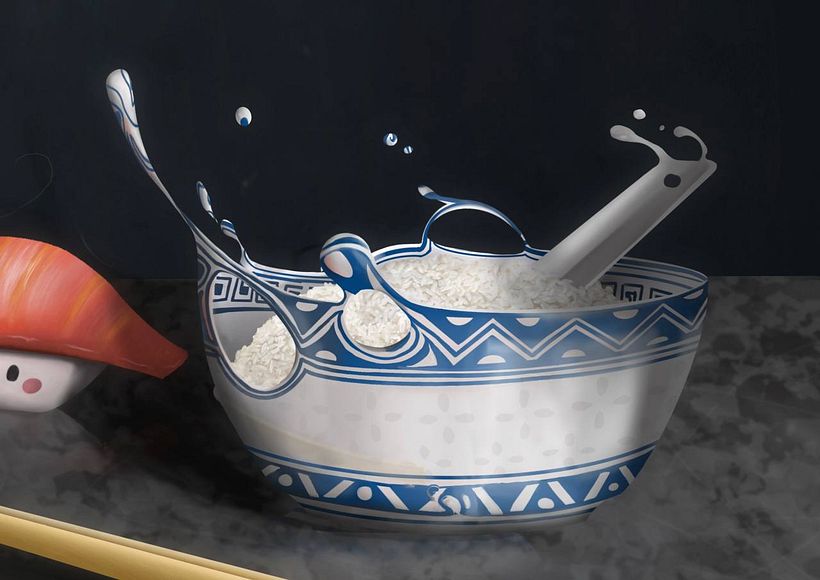 Bodegon subrealista, japo/español 2