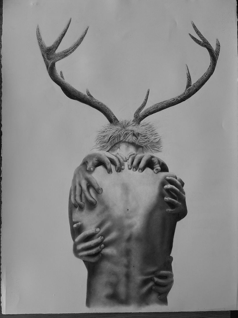 Hyperrealism Graphite Drawing 1