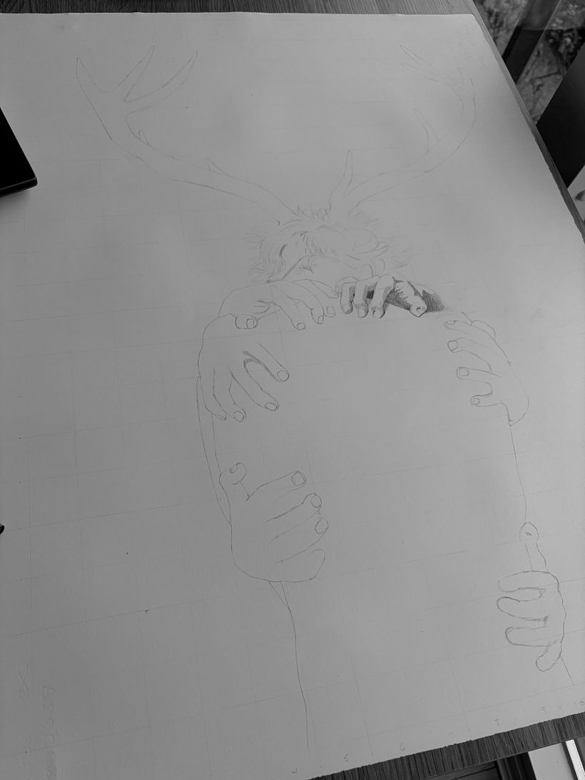 Hyperrealism Graphite Drawing 1