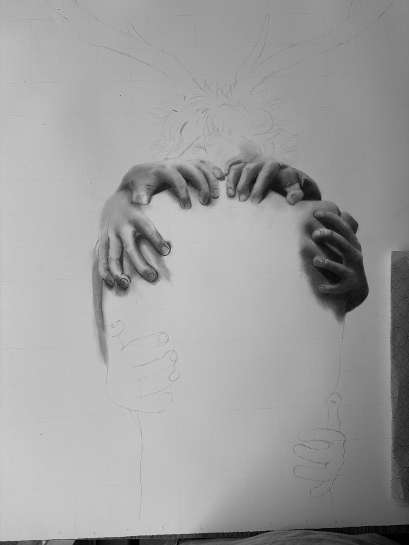 Hyperrealism Graphite Drawing 1
