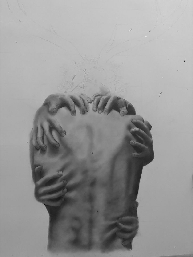 Hyperrealism Graphite Drawing 1