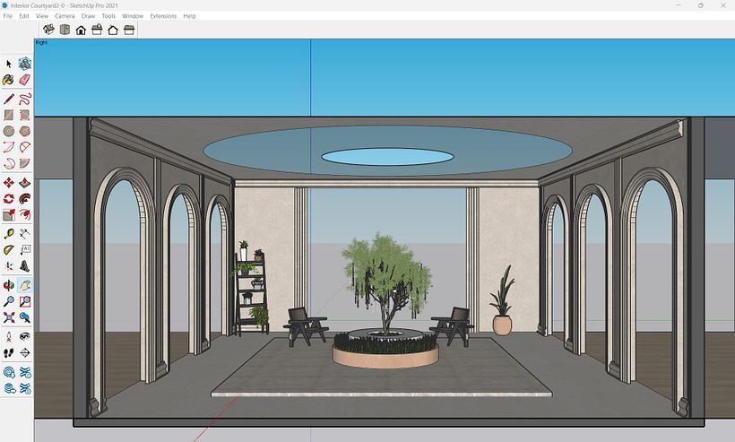 Courtyard 1