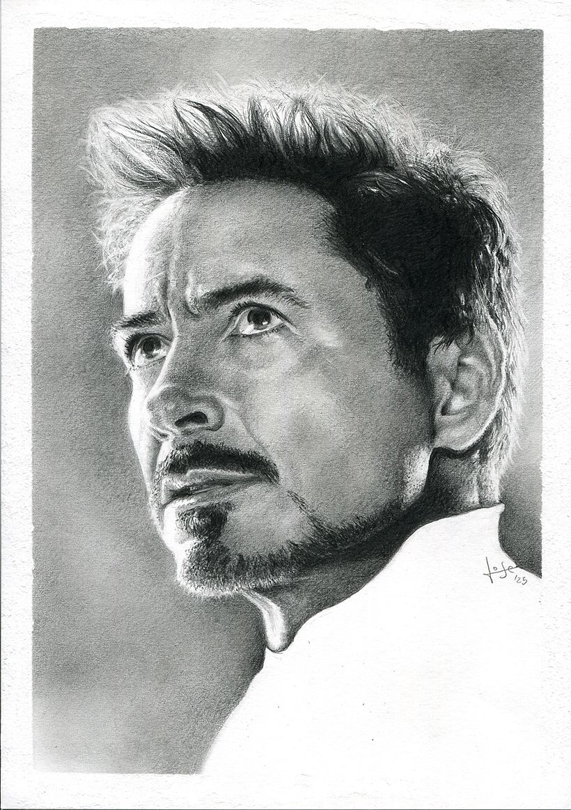 Ironman - Lápiz grafito 1