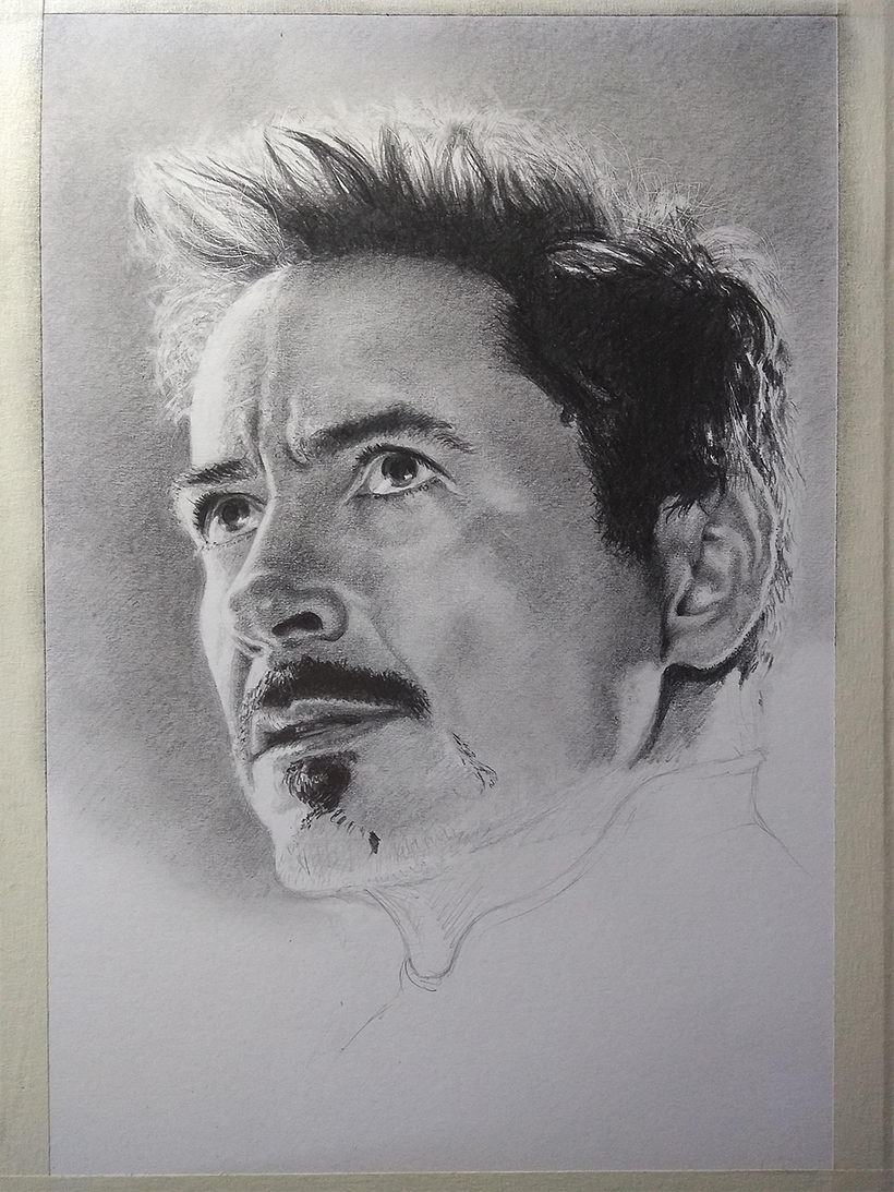 Ironman - Lápiz grafito 1