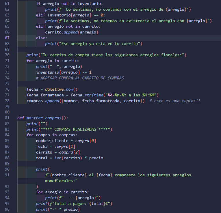 Tulipanes Store – Tienda de Arreglos Florales en Python 1