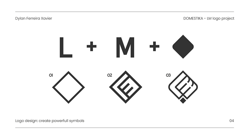LM logo design 2
