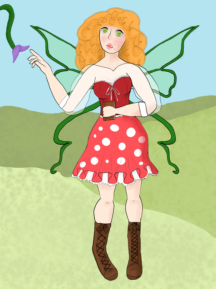 Andeen, the mushroom fae 1
