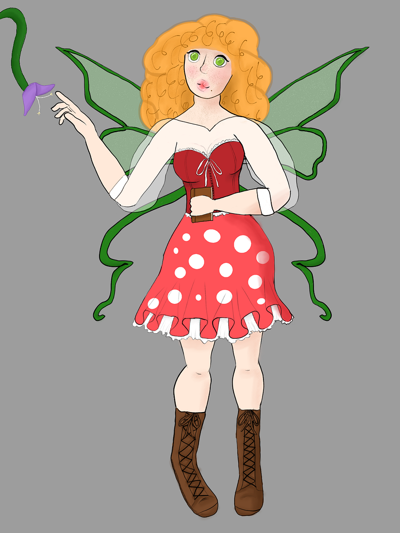 Andeen, the mushroom fae 2