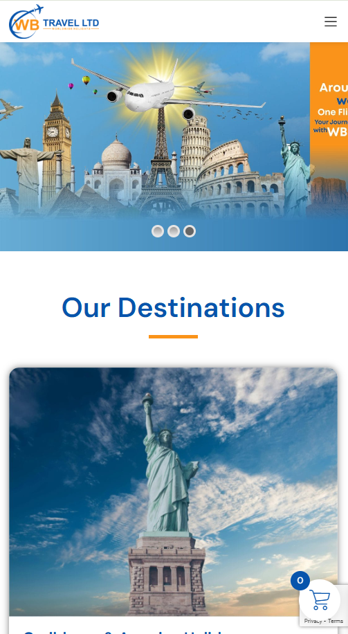 Website Development for WBTravel.uk 2