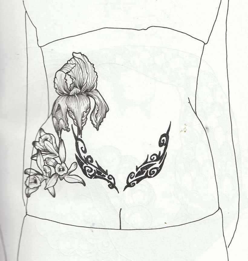 Concevoir un tatouage végétal 1