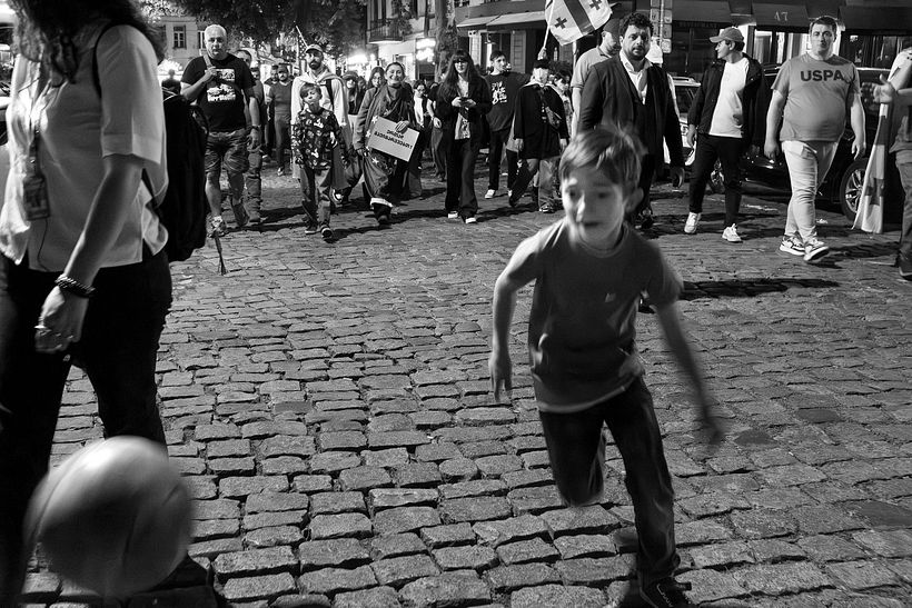 Georgia protests the shift from EU to Russia - or not? 5