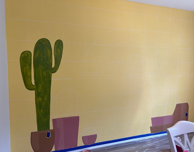 Dining room mural 1