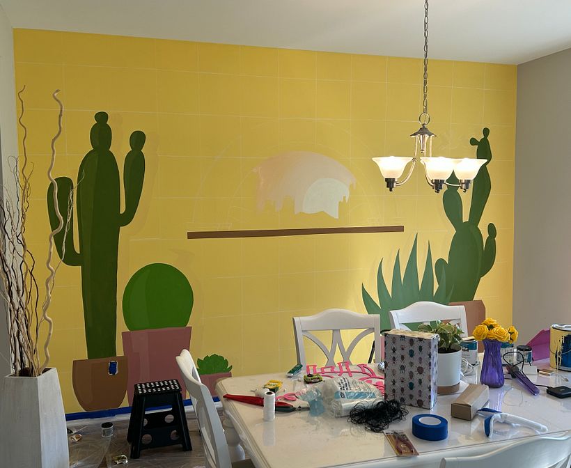 Dining room mural 2