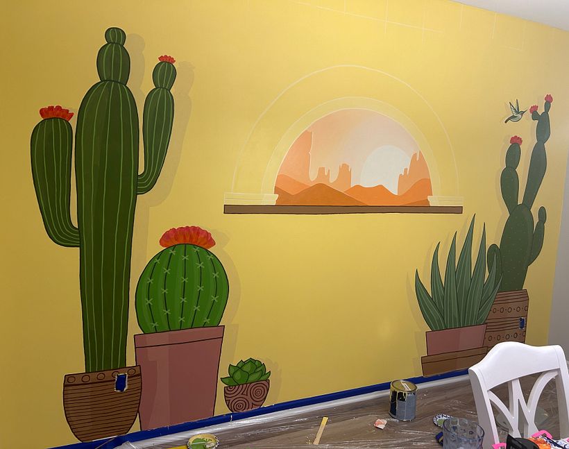 Dining room mural 3