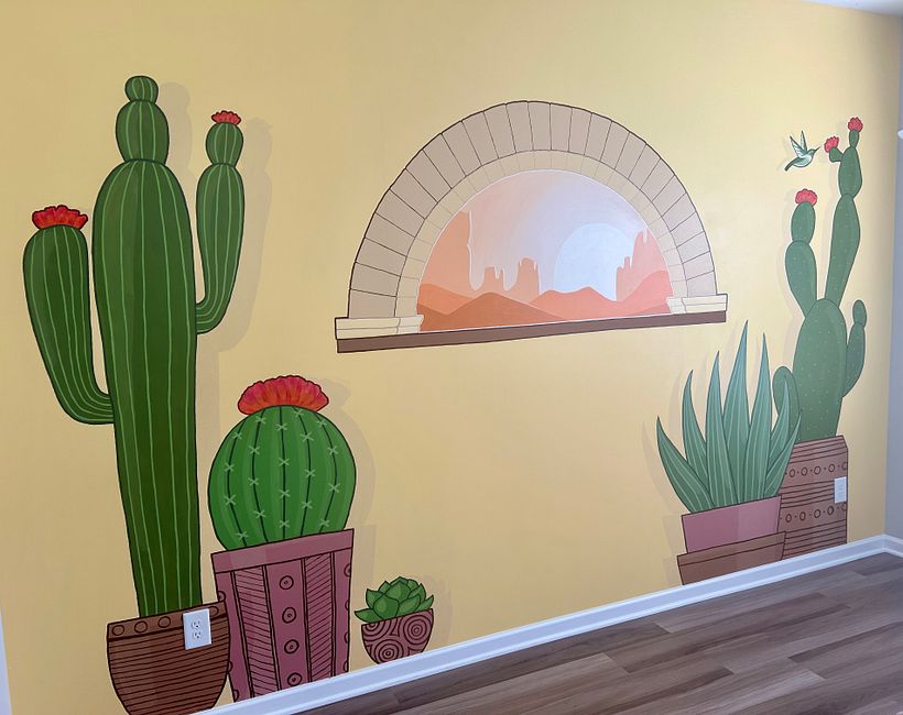 Dining room mural 2