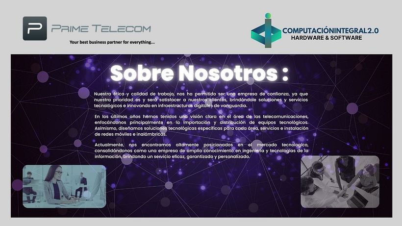Diseño de pagina web con enlaces digitales 2