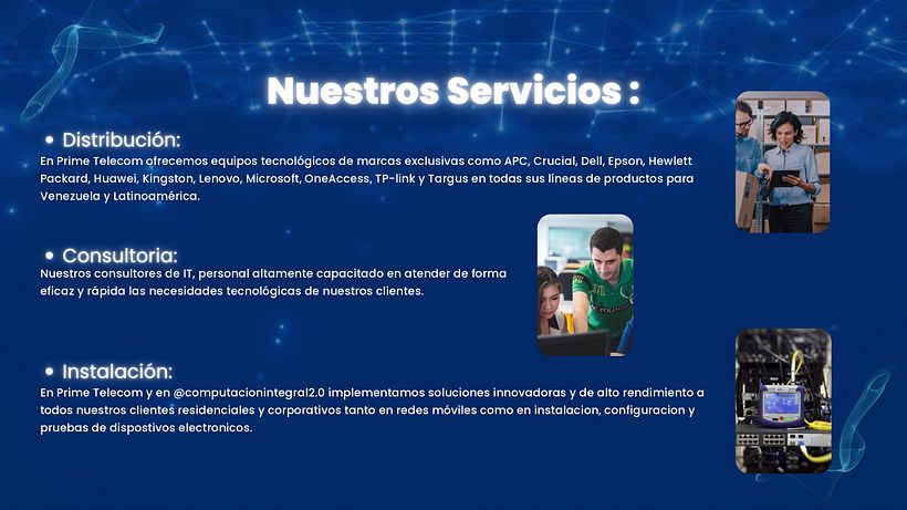 Diseño de pagina web con enlaces digitales 6
