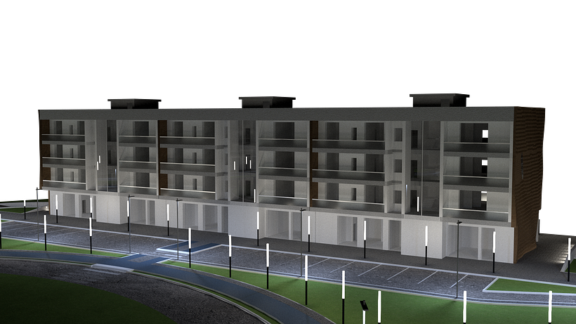 Edificio in linea 1