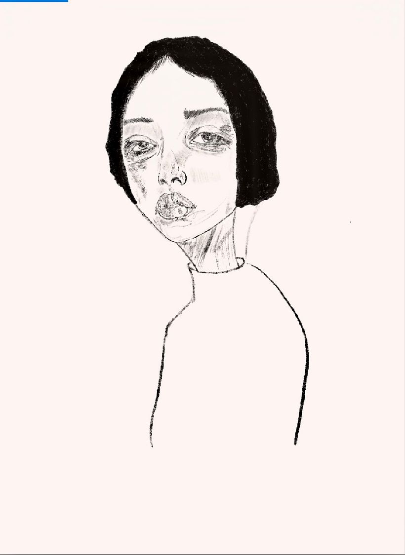 Mujeres triste con flores rojas  1