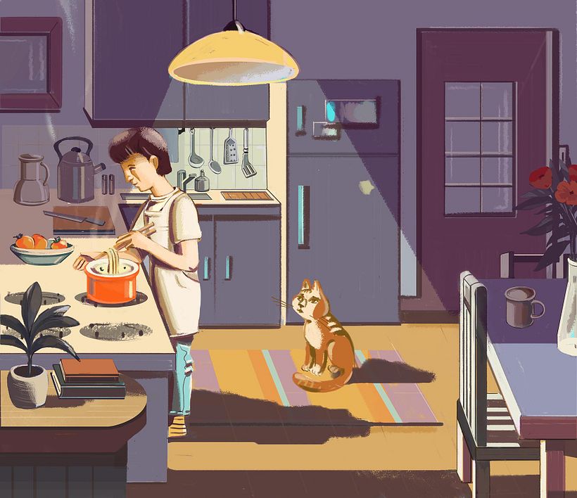 Excellence in Illustration project: The Wind-Up Bird Chronicles 1