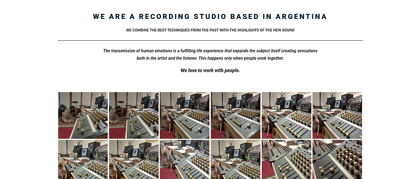 P&M Records Website 1