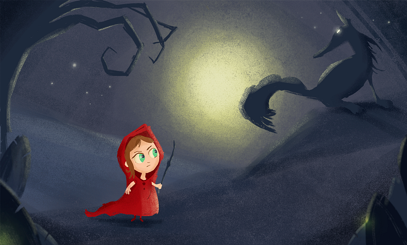 The little and brave red one 1