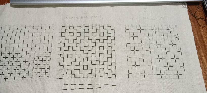 Primer proyecto de bordado sashiko 3