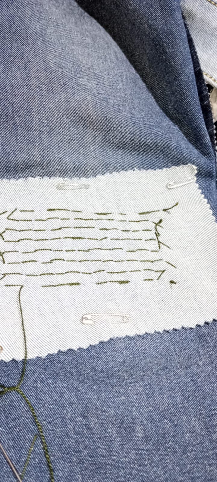 Primer proyecto de bordado sashiko 5