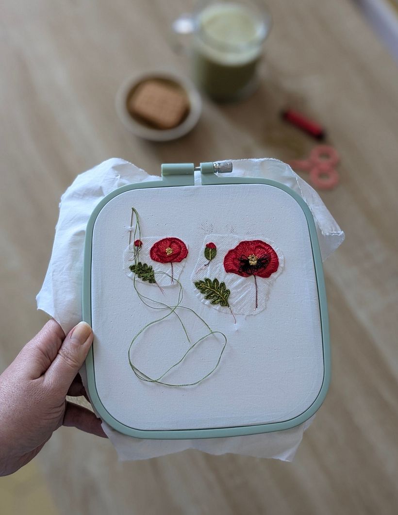 Creación de Kit de bordado, técnica Stumpwork 2