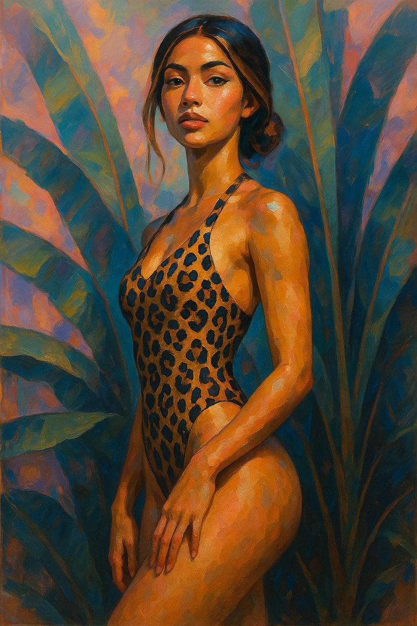 Portraits in Oils Style with AI Help by SORA 4