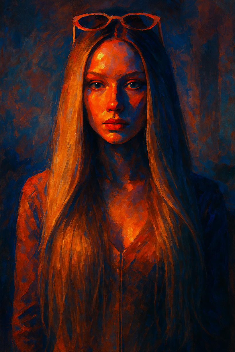 Portraits in Oils Style with AI Help by SORA 10