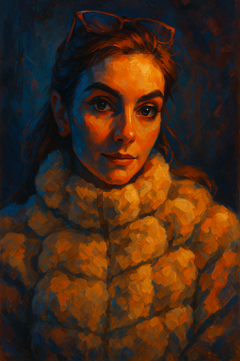Portraits in Oils Style with AI Help by SORA 14