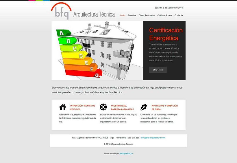 Portafolio diseño web Vigo 1