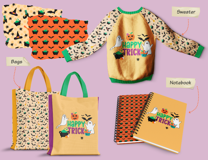 Collection of Halloween patterns 6