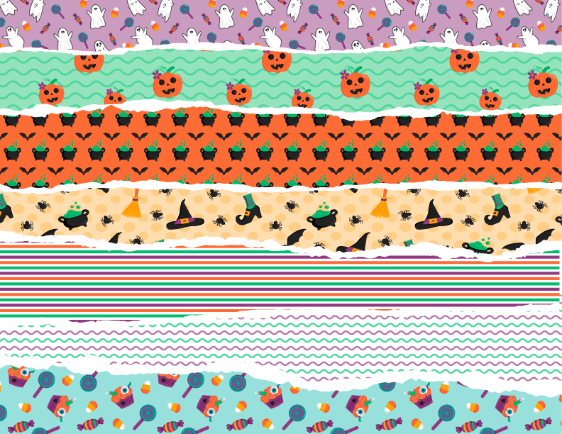 Collection of Halloween patterns 8