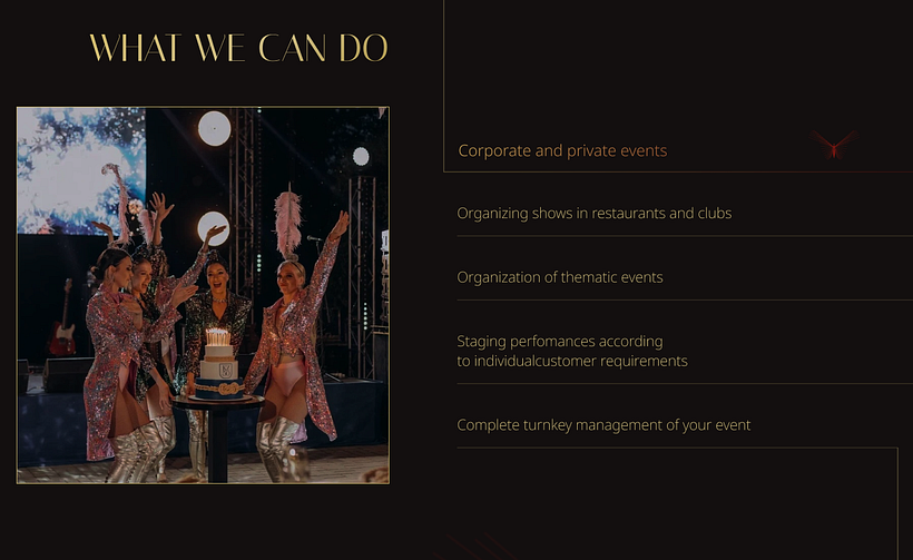 The show company website 2
