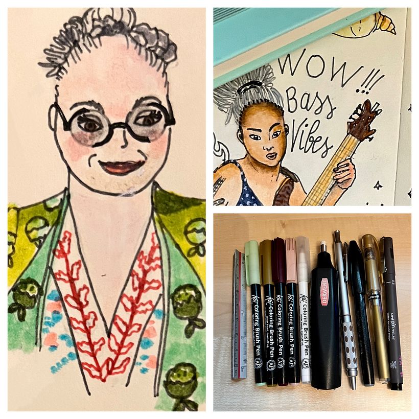 Carnet de gratitude : May 2025 sketchbook 1