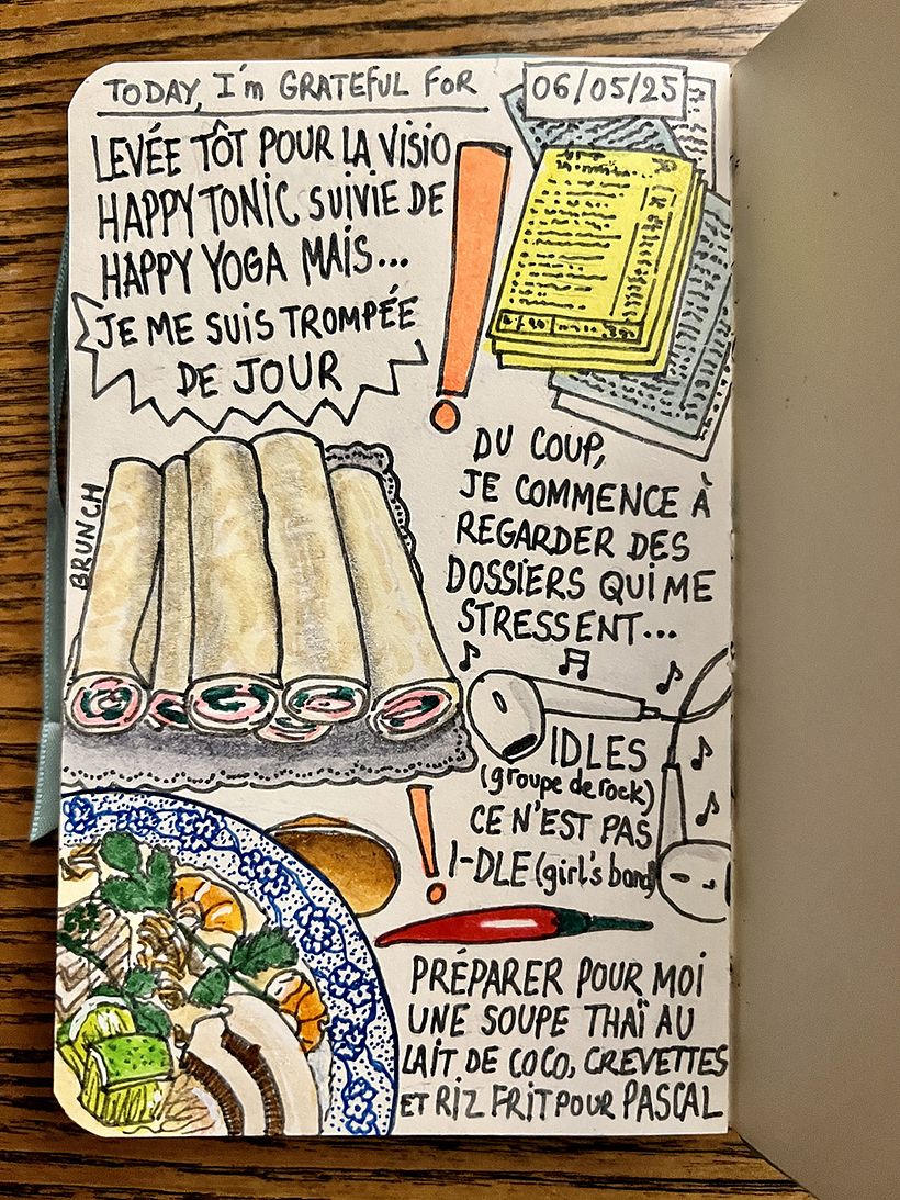 Carnet de gratitude : May 2025 sketchbook 1