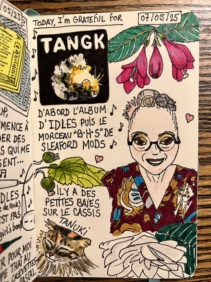 Carnet de gratitude : May 2025 sketchbook 1
