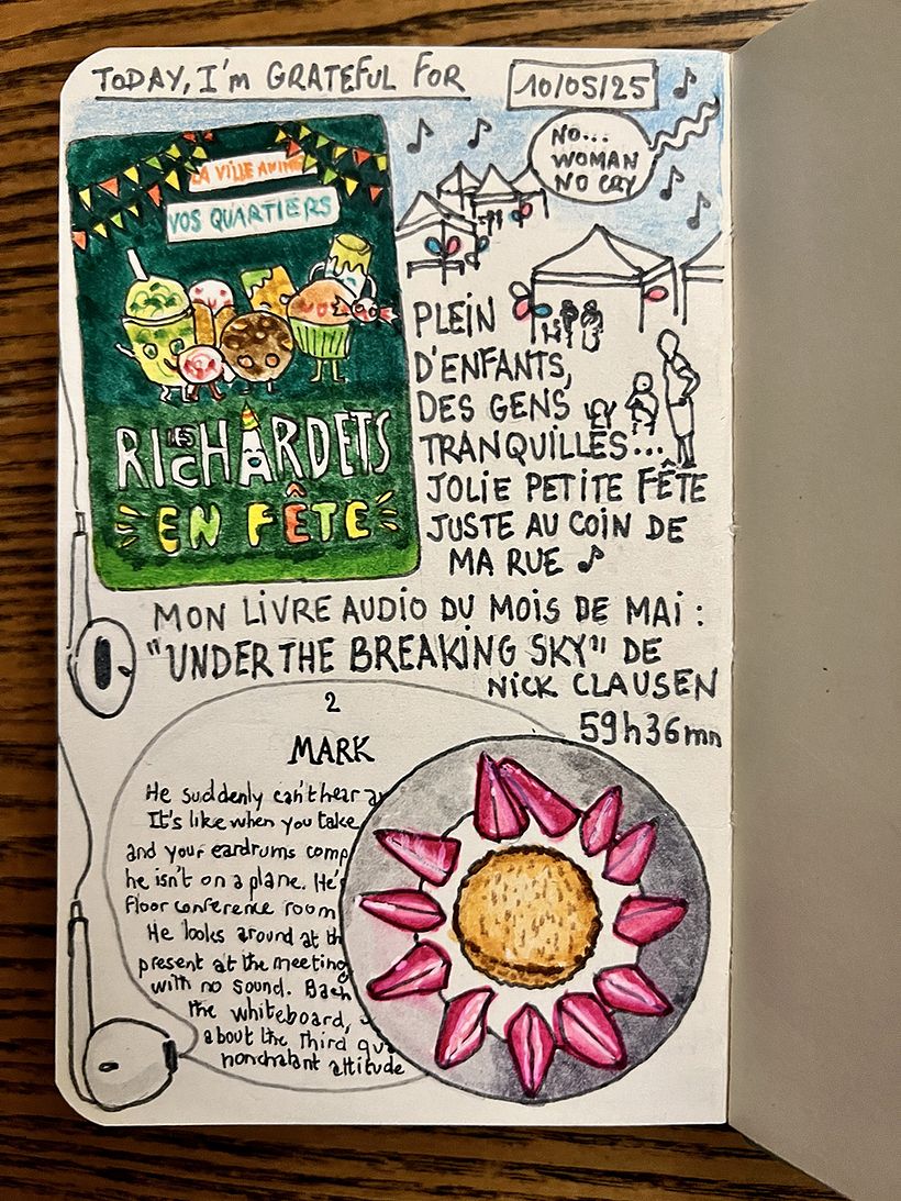 Carnet de gratitude : May 2025 sketchbook 1