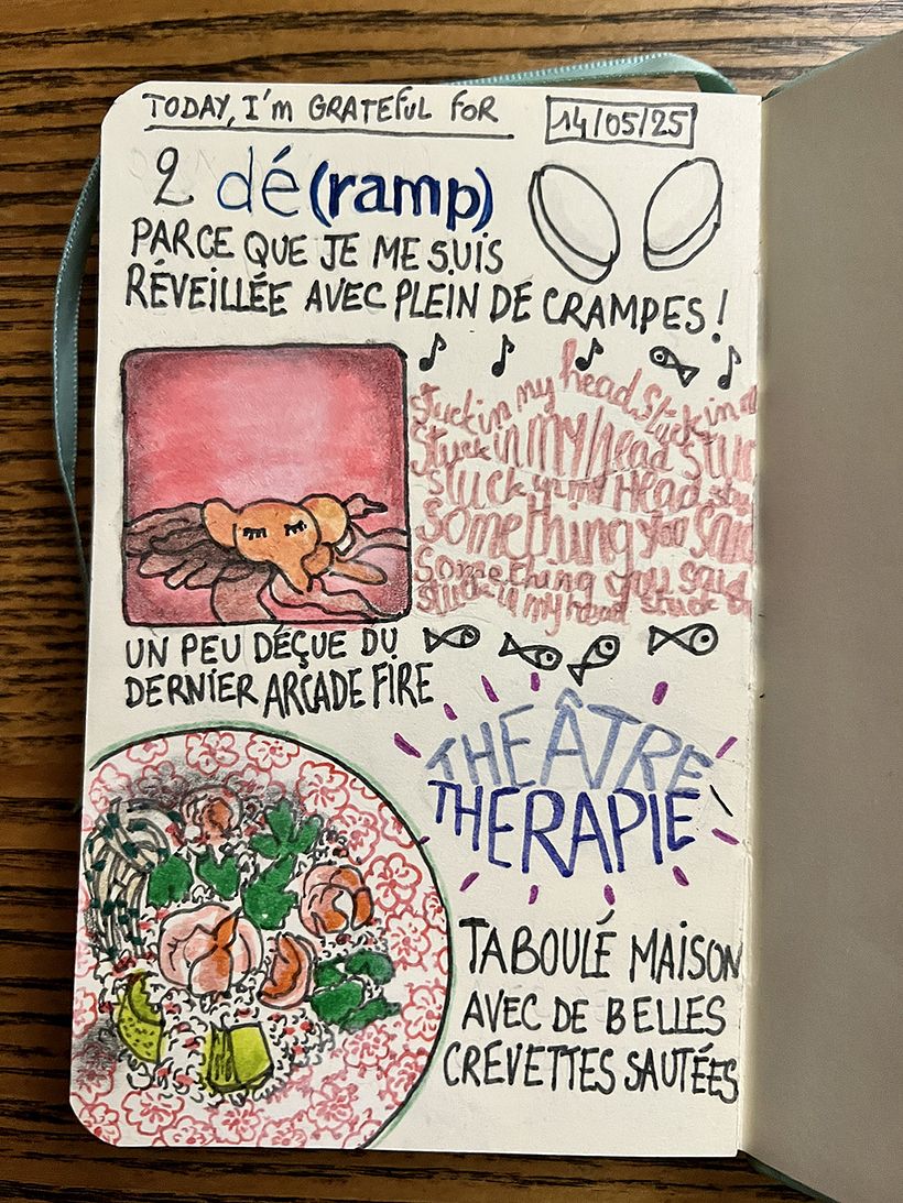 Carnet de gratitude : May 2025 sketchbook 1