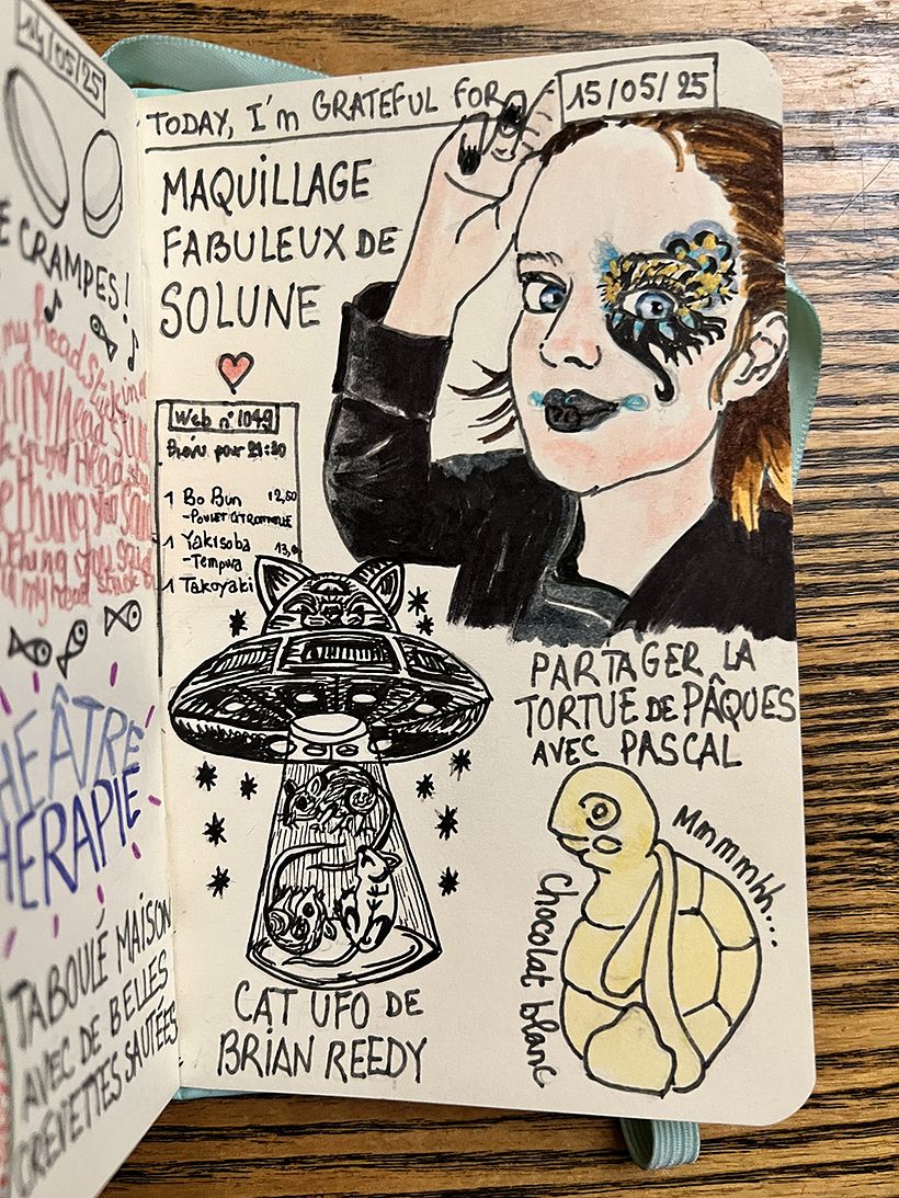 Carnet de gratitude : May 2025 sketchbook 1