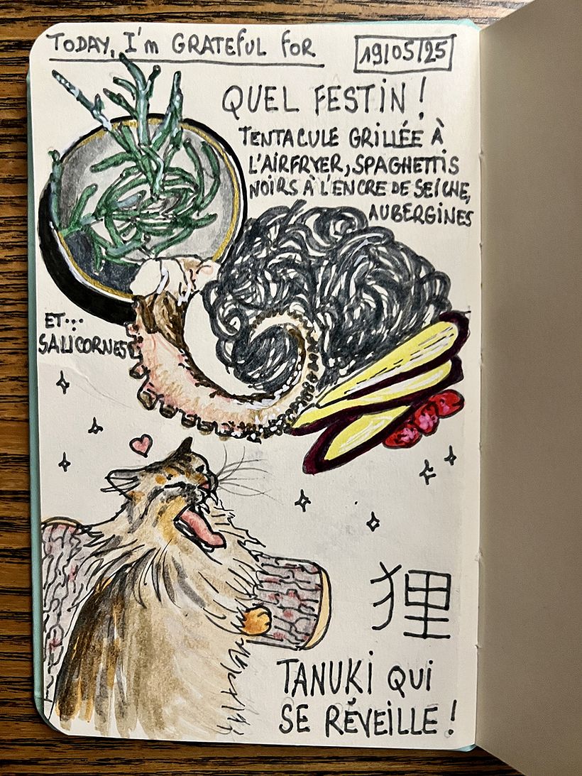Carnet de gratitude : May 2025 sketchbook 1