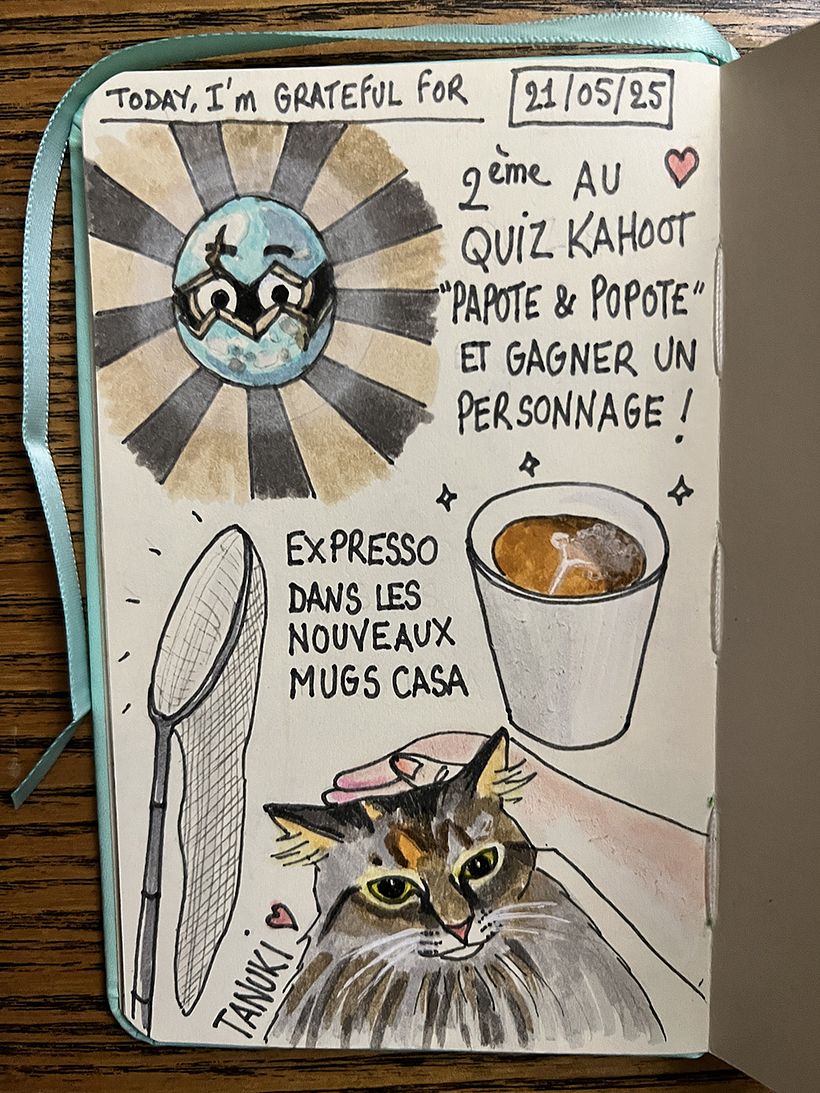 Carnet de gratitude : May 2025 sketchbook 1